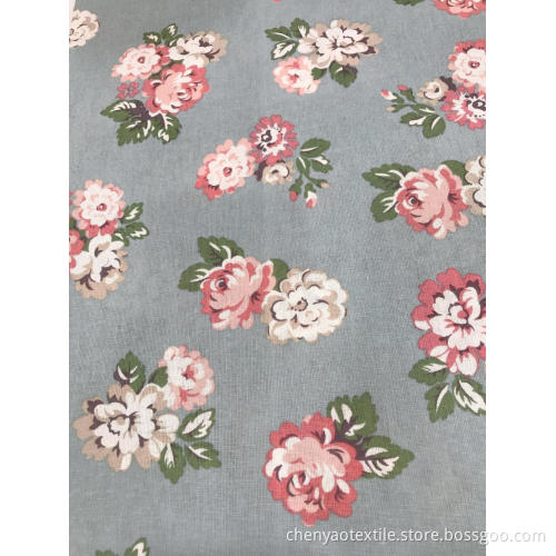 Classical Design Cotton Linen Printed Fabric